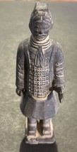 Chinese Qin Shi Huang Gray Terracotta Warrior Statue - £25.63 GBP