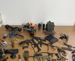Lot Of Vintage GI Joe And Others Weapons &amp; Accessories &amp; Clothes Toy Parts - $34.29