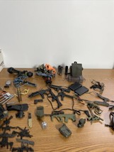 Lot Of Vintage GI Joe And Others Weapons &amp; Accessories &amp; Clothes Toy Parts - £27.49 GBP