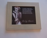 MARILYN MONROE FRAMED PHOTO PRINT QUOTE IM SELFISH BLACK AND WHITE 13.5&quot;... - $24.29