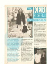 Keri Russell teen magazine pinup clipping Teen Machine Felicity 90s - £1.57 GBP