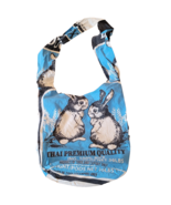 Bunny Flour Sack Tote Bag Cotton Feed Upcycled Rice Sack Eco Reusable Ra... - $43.05 CAD