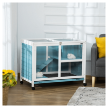  Pet cage /Wood Rabbit Hutch  - £247.33 GBP