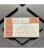 Forums Boxing Tournament Great Western Forum Ticket Stub Used Vtg Jan 30... - $13.49