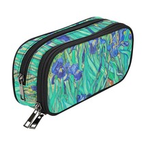 Irises Van Gogh Pencil Case Pouch - $23.00