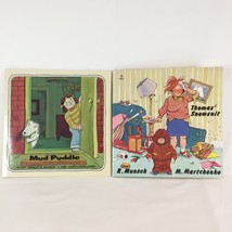 2 New Robert Munsch Books Mud Puddle and Thomas&#39; Snowsuit NOS Paperback Not Read - £8.61 GBP