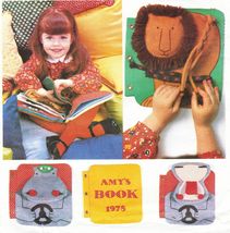 Vogue Childrens Zoo Fabric Book Applique Transfers Teaching Pets Sew Pattern - £12.82 GBP