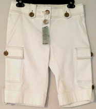 Cache shorts size 2 (30 in waist) women white New With Tags - $25.29