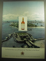 1958 Canadian Club Whisky Ad - In Puerto Rico as in 87 lands it&#39;s best - £14.81 GBP