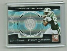 Jerricho Cotchery (Jets) 2008 Donruss Elite Prime Targets Silver Relic #102/199 - £7.46 GBP