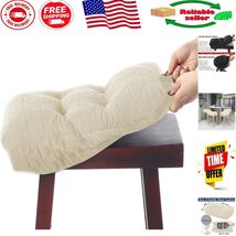 Fashionable Saddle Stool Cushion - Anti-Skid Beige Fabric |  Quality - $31.67