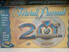 Trivial Pursuit Board Game 20th Anniversary Edition Hasbro 2002 - New and Sealed - £15.61 GBP