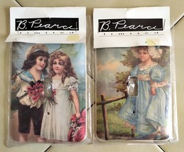 Lot (2) B. Pearce Limited Single Light Switch Plate Covers w/ Victorian ... - $365.56 MXN
