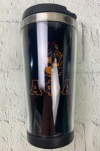 Tumblers Greek Insignia Wrap Black 16 Ounce Double Walled Travel Tumbler... - $24.22