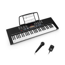 61-Key Electronic Keyboard Piano with 3 Teaching Modes  LED Display and ... - $2,608.08 MXN