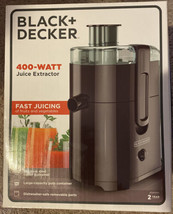 Black &amp; Decker 400 Watt Fruit/Vegetable Juice Extractor/Juicer, Compact Design - £31.27 GBP