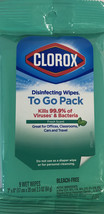 Cleaning Wipe TO GO PACK Travel Pack Fresh Scent With 9 Wipes Quick Ship - £2.35 GBP