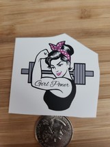 ️Fitness Sticker Weight lifting Sticker Gym Exercise  FEMALE Body Building️ - £1.38 GBP