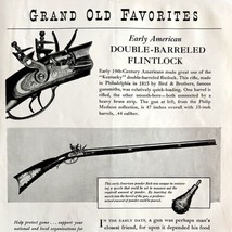 Dupont American Double Barrel Flintlock 1946 Advertisement Firearms DWCC3 - £23.58 GBP
