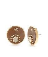 KATE SPADE OUT OF HER SHELL BUTTON STUD EARRINGS NWT - $37.62