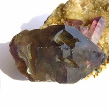 Shangaan Smokey Amethyst Elestial  Chiredzi Zimbabwe zbb475 - $35.39