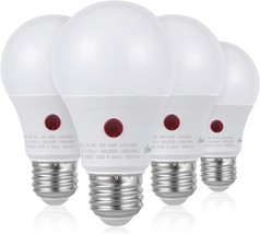  Light Bulbs A19 LED Sensor Light Bulbs 60W Equivalent LED Bulbs Aut - £24.56 GBP