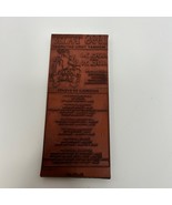 1998 Hookstown PA Fair Schedule Ad Double Side Printers Block Reverse St... - $264.50 MXN