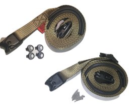 RatchetStrap.Com 2 pc Wind Strap Kit Hot Tub Secure ACW Loc Spa Hurricane Tie Do - £23.13 GBP