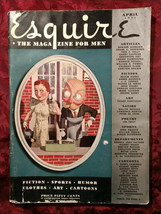 ESQUIRE April 1937 Yasuo Kuniyoshi Jean Muir George Petty Margaret Tallichet - £21.04 GBP