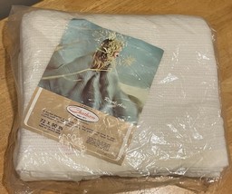 Vtg Chatham Royal Aire Cream Thermal Blanket Polyester 72 x 90&quot; NIP Sati... - $746.75 MXN