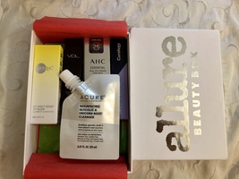 The May 2020 Allure Beauty Box AHC Skin Inc Acure Curology When VDL &amp; More - £19.50 GBP
