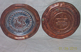 1975 Limited Edition promotional ad plates Carnation Breakfast bar  2 pl... - $950.37 MXN