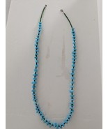 Turquoise Chips Necklace Blue Gemstone - £11.84 GBP