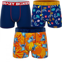 Crazy Boxers Lilo and Stitch Boxer Briefs 3-Pack Multi-Color - £23.93 GBP