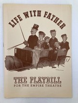 1944 Playbill The Empire Theatre Virginia Dunning in Life with Father - £11.19 GBP