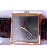 Waltham 17 Jewels Men&#39;s Luxury Square Watch, Lizard Strap, Rare Mechanic... - $253.53 CAD
