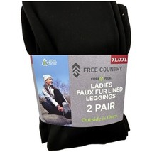 Free Country Womens 2 Pack Faux Fur Lined 4 Way Comfort Stretch Waistband XL/XXL - £14.78 GBP