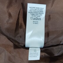 Maurices RN#51783 Girls Brown Faux Leather Full Zip Puffer Vest Size Medium image 5