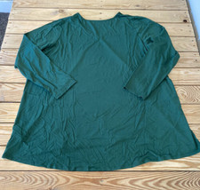 Susan graver NWOT Women’s Cool touch A-line Tunic size 2X Green BG - £15.56 GBP
