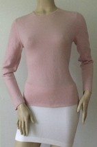 CHARTER CLUB 2 Ply 100% Cashmere Pink Long Sleeve Sweater (Size S) - £31.46 GBP