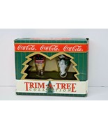 Coca Cola Trim A Treen Collection 1996 Mini Christmas Ornaments - $10.72 CAD