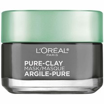 L&#39;Oreal Paris Skincare Pure Clay Face Mask with Charcoal for Dull Skin to Detox  - £21.57 GBP