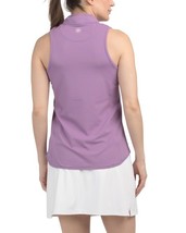 NWT PETER MILLAR Vista Stripe Shirley Sleeveless Mock Golf Tennis Shirt S & L image 2