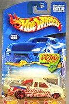 2002 Hot Wheels #95 Sweet Rides 1/4 Chevy Pro Stock Truck White w/Red 5Sp China - £6.68 GBP
