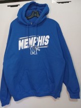 Apparel Memphis Tigers NCAA Heavy Weight Hoodie X-Large Front Graphic Blue XL - £15.80 GBP