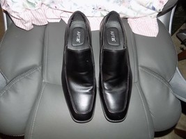 Apt 9 Apshane Black Slip On Dress Loafers Size 12 Men&#39;s EUC - £28.72 GBP