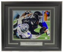 Haason Reddick Signed Framed 11x14 Philadelphia Eagles vs Cowboys Photo JSA ITP - £153.28 GBP