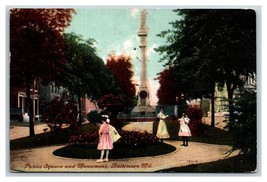 Public Square and Monument Baltimore Maryland MD DB Postcard Y3 - £2.33 GBP