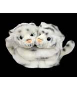 Fiesta Best Friends FurEver White Bengal Tiger Cubs Hugging Plush Stuffe... - $16.99