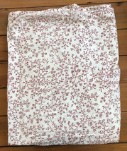 IKEA Red White Floral Paisley Linen Duvet Cover - £799.35 GBP